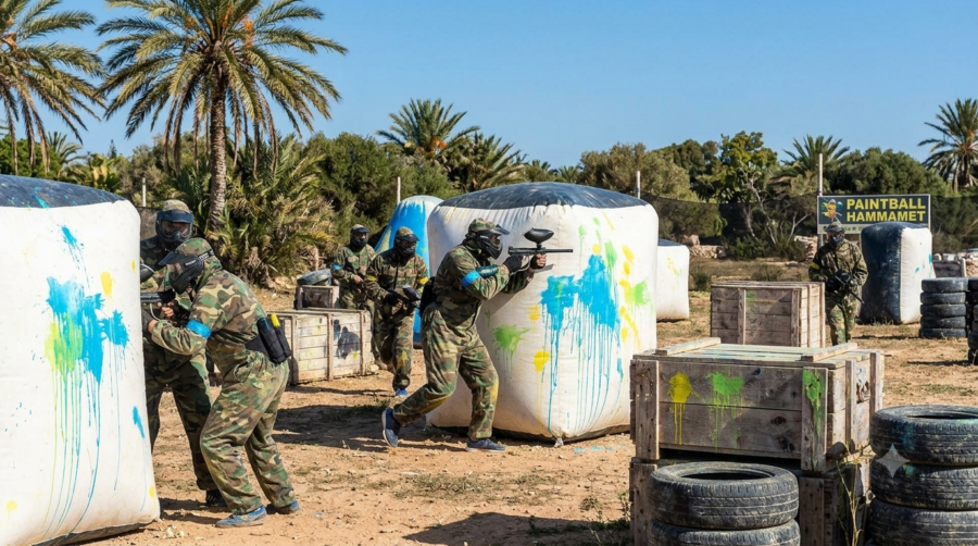 Paintball à Hammamet